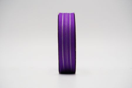 Multiple Striped Metallic Ribbon_K1741-776-1_purple